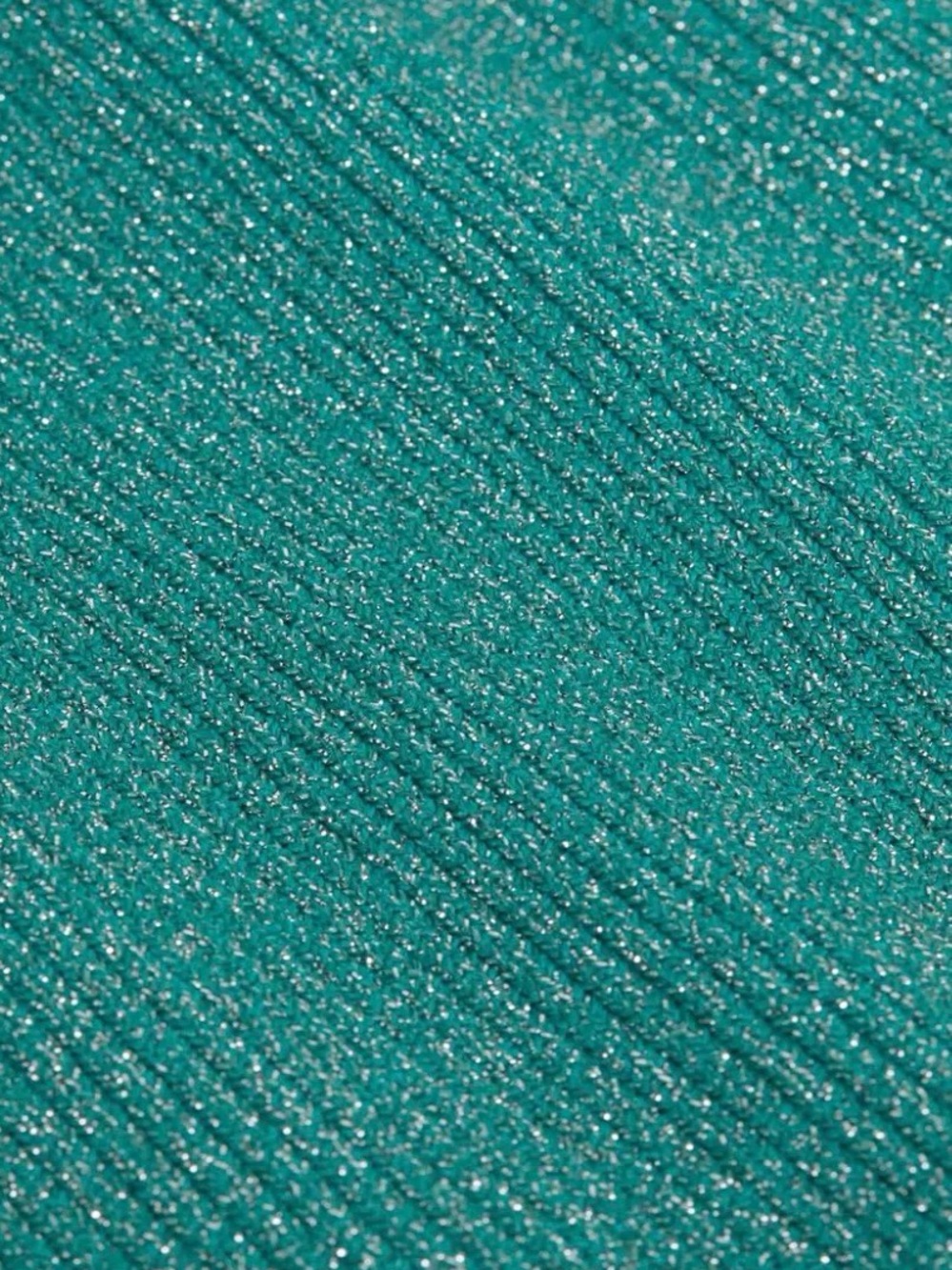 L'AGENCE Boa Teal Twist Front Cutout Knit Midi Dress NWT - XSmall - Picture 6 of 10